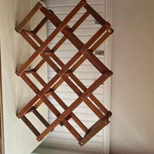 Vintage Accordion Wine/Bottle Rack